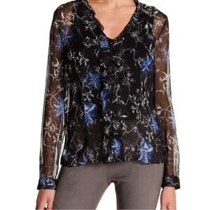 Elie Tahari Stretch Silk Top